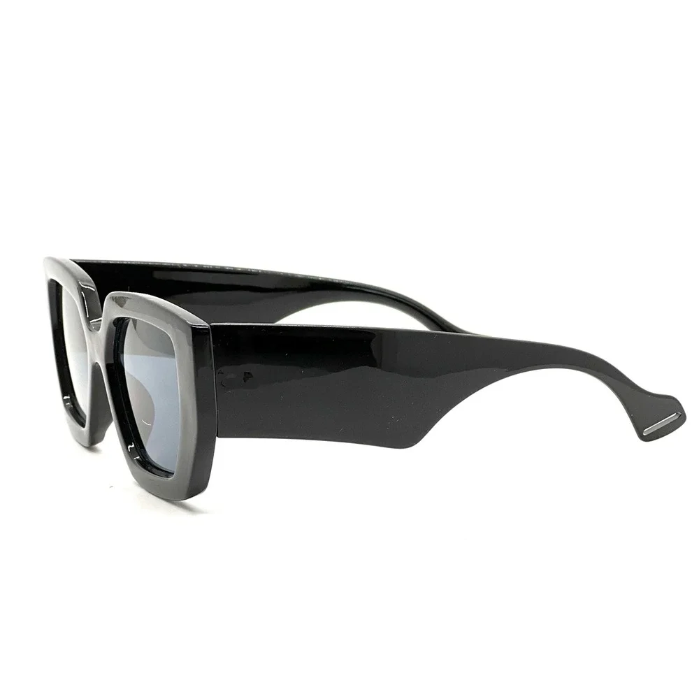 Oversized Black Square Sunglasses Men's Fashion‎ Eyeglasses Hip Hop Cholo Rapper